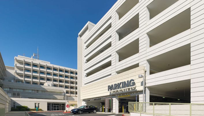Parking Structure at UCD Medical Center, Sacramento